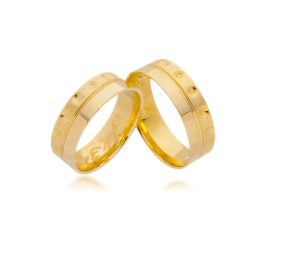 Alianças ouro 18 k 750 6 mm