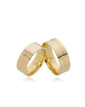 Alianças 18 k 750, 7 MM
