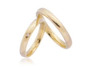 Alianças ouro 18 k 750, 3mm