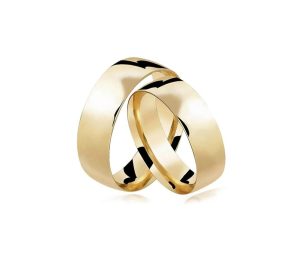 Alianças ouro 18k 750, 5.5 mm