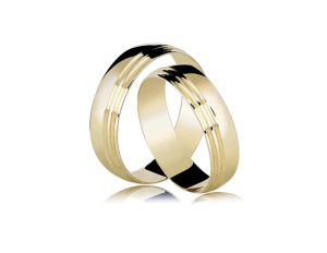 Alianças ouro 18k 750, 5 mm