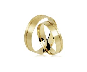 Alianças ouro 18k 750, 4.9 mm