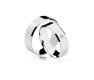 Alianças De Prata 950, 6 Mm